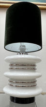 Load image into Gallery viewer, 1970s German Chrome &amp; White Glass Table Lamp
