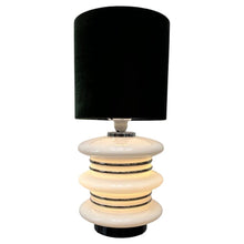 Load image into Gallery viewer, 1970s German Chrome &amp; White Glass Table Lamp
