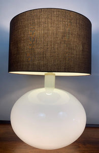 1970s Glashütte Limburg Illuminated Glass Lamp