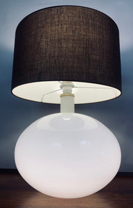 1970s Glashütte Limburg Illuminated Glass Lamp