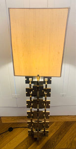 1970s Italian Sciolari Geometric Floor Lamp