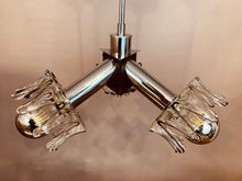 Load image into Gallery viewer, 1970s Italian Mazzega Murano Glass Ceiling Light
