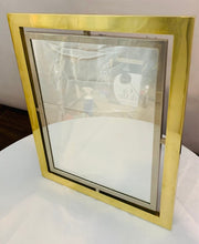Load image into Gallery viewer, 1970s Italian Romeo Rega Brass &amp; Steel Mirror
