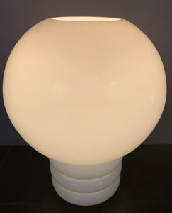 1970s Glashütte Limburg Space Age Glass Table Lamp