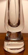 Load image into Gallery viewer, 1970s Belgium Clear Glass Table Lamp
