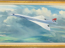 Load image into Gallery viewer, Concorde by Douglas Ettridge (1929-2009) Oil on Canvas Circa 1976
