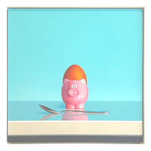 Load image into Gallery viewer, Pink Pig Egg Cup Still Life by Christopher Green
