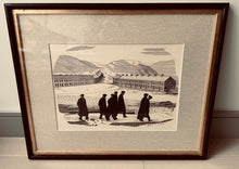 Load image into Gallery viewer, 1950s German Original Ink Drawing by Henry J. Latham
