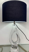 Load image into Gallery viewer, 1960s French Daum Crystal Table Lamp Lynx Model 73
