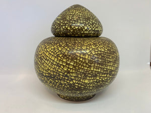 1960s Michael Anderson Ceramic Crazed Urn