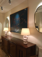 Load image into Gallery viewer, Pair of Polished Plaster Table Lamps by Dorian
