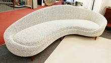 Federico Munari Style Curved Lounge Sofa Italy 1955 - New Upholstery