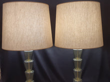 Load image into Gallery viewer, Pair of Murano Glass Lamps Art Deco Style
