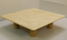 Load image into Gallery viewer, Travertine Coffee Table by Angelo Mangiarotti
